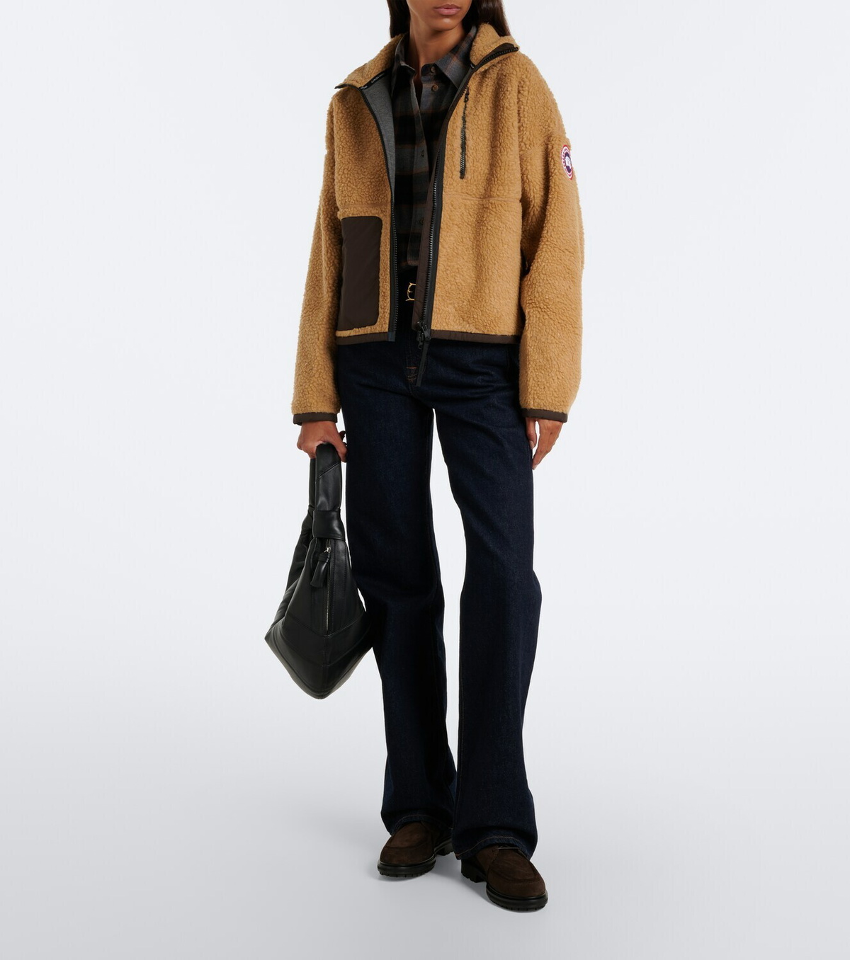 Canada Goose Simcoe wool-blend fleece jacket