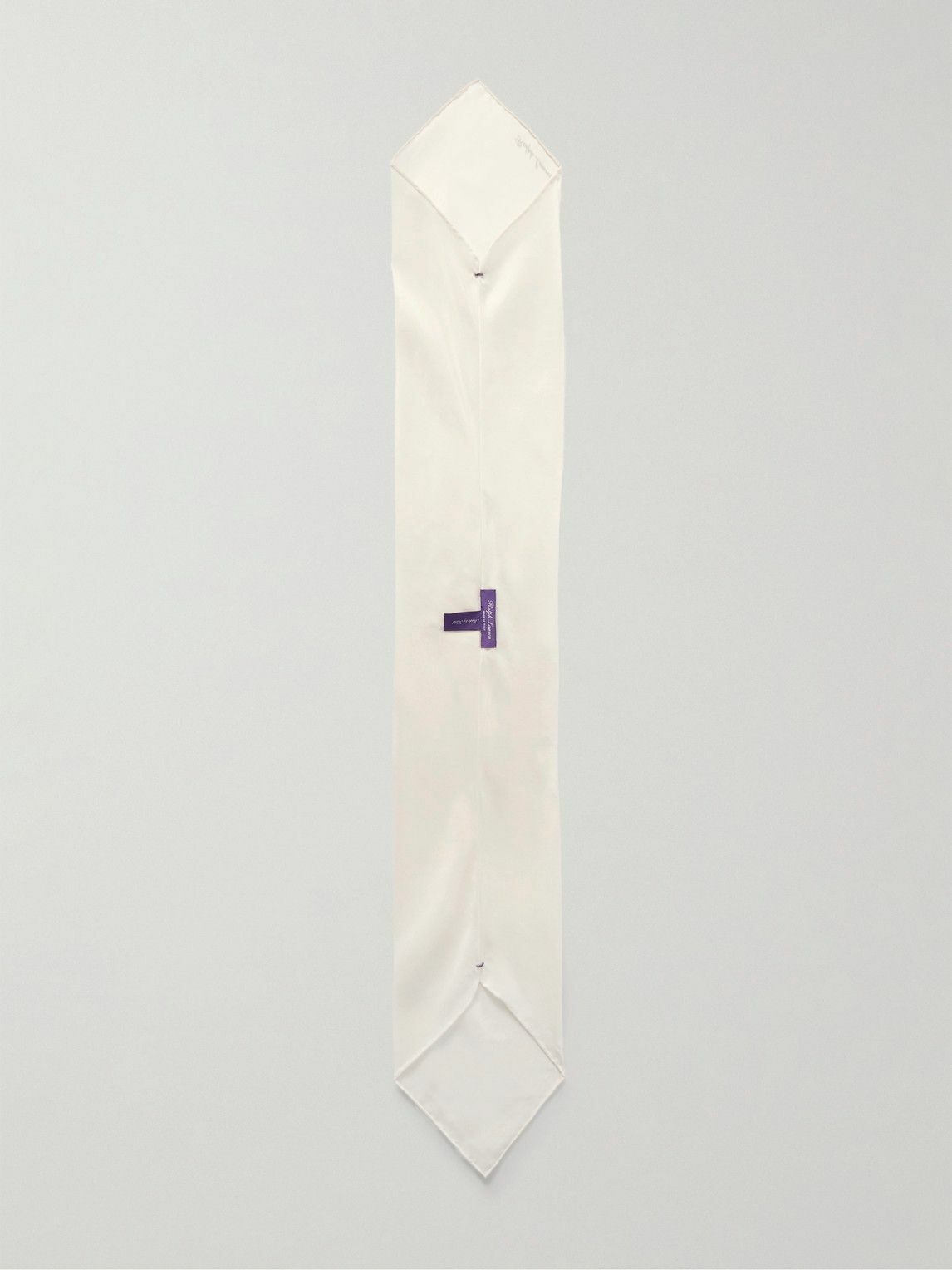 Ralph Lauren Purple label - Logo-Print Silk Scarf Ralph