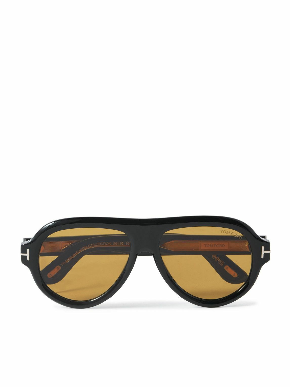Tom Ford Tortoiseshell Aviator Sunglasses TOM FORD Men main image 4