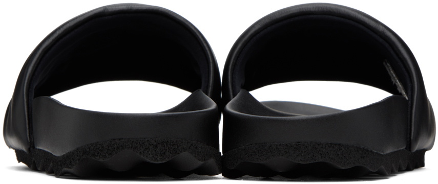 サンダル・ミュール OFF WHITE Black Leather Bookish Slippers Off-White Black Bookish Sandals Off-White