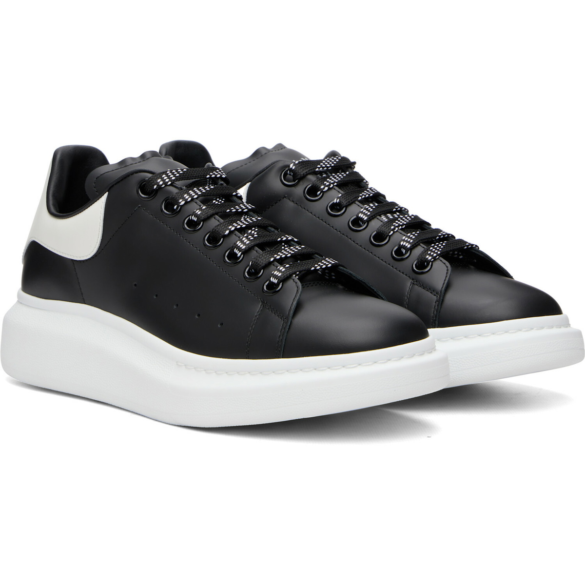 McQueen Black & White Oversized Sneakers