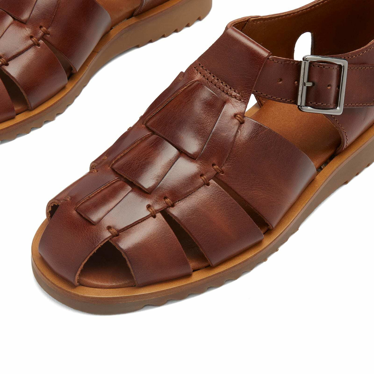 Paraboot Men's Pacific Sandal in Marron