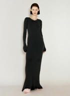 Balenciaga Lingerie Maxi Rib Dress