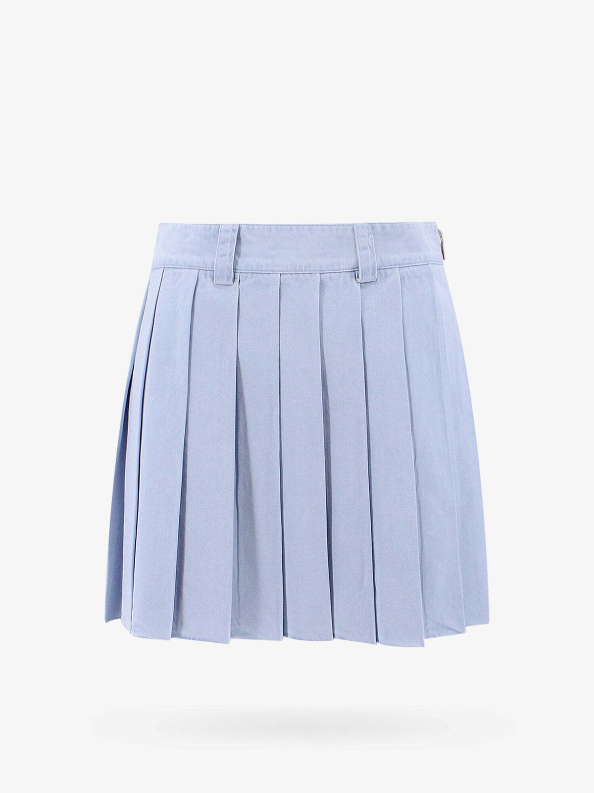 Miu Miu Skirt Blue Womens Miu Miu