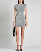 Maje Womens Mini dress in Silver