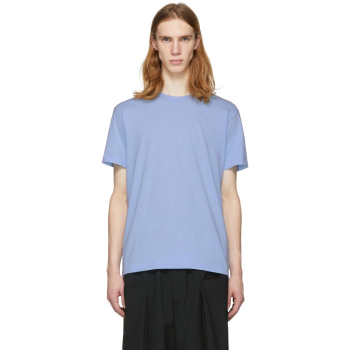 Photo: Comme des Garçons Homme Plus Blue Mesh Layer T-Shirt