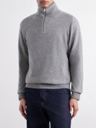 Begg & Co - Heriot Half-Zip Cashmere Sweater - Gray