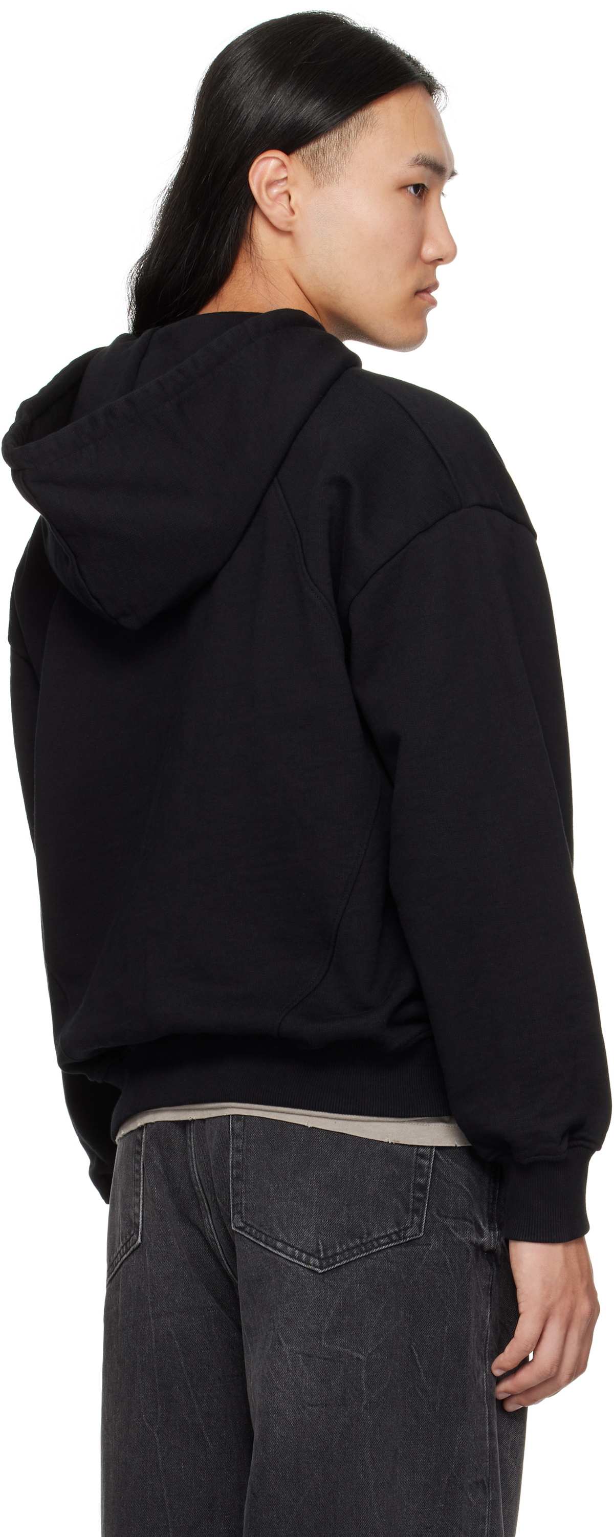 Han Kjobenhavn Black Logo Oversized Hoodie