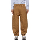 Junya Watanabe Tan Levis Edition Garment-Dyed Trousers