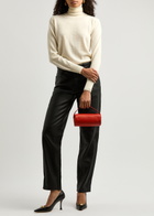 Forte_forte Roll-neck Wool Jumper Cream