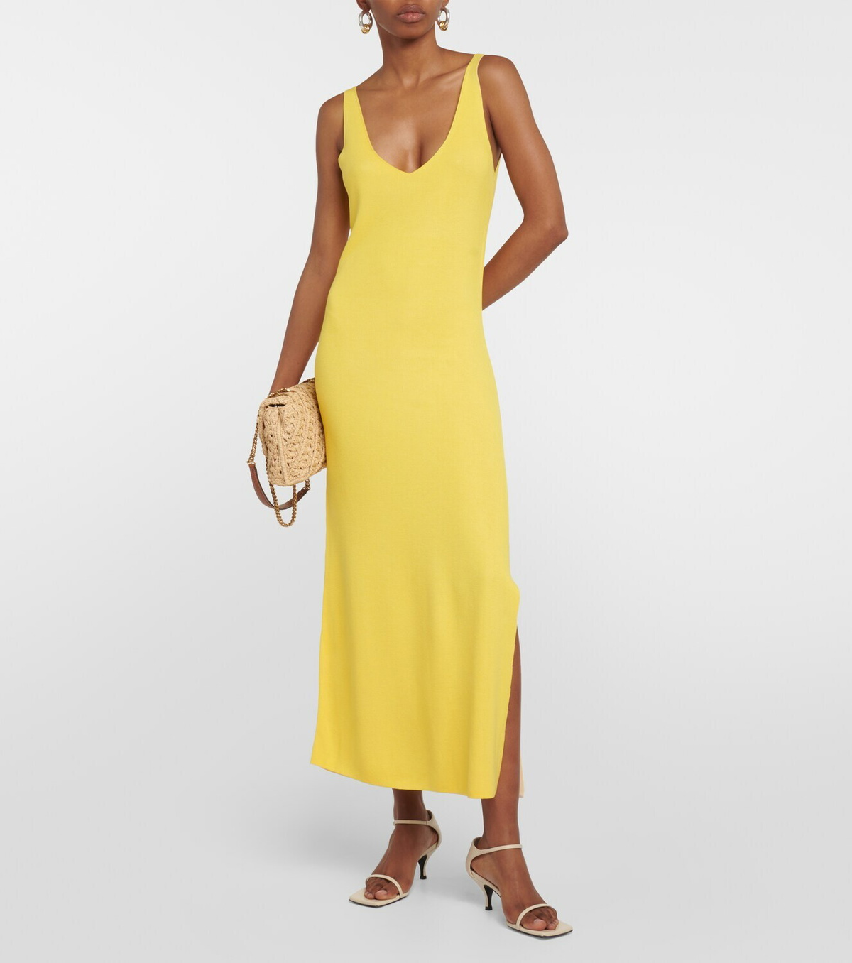 chinese dress ladies Galleria Rib Knit Maxi Dress – SEROYA