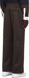 Lacoste Brown Loose Fit Fleece Sweatpants