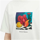 Drole de Monsieur Men's Drôle de Monsieur Still Life T-Shirt in Cream