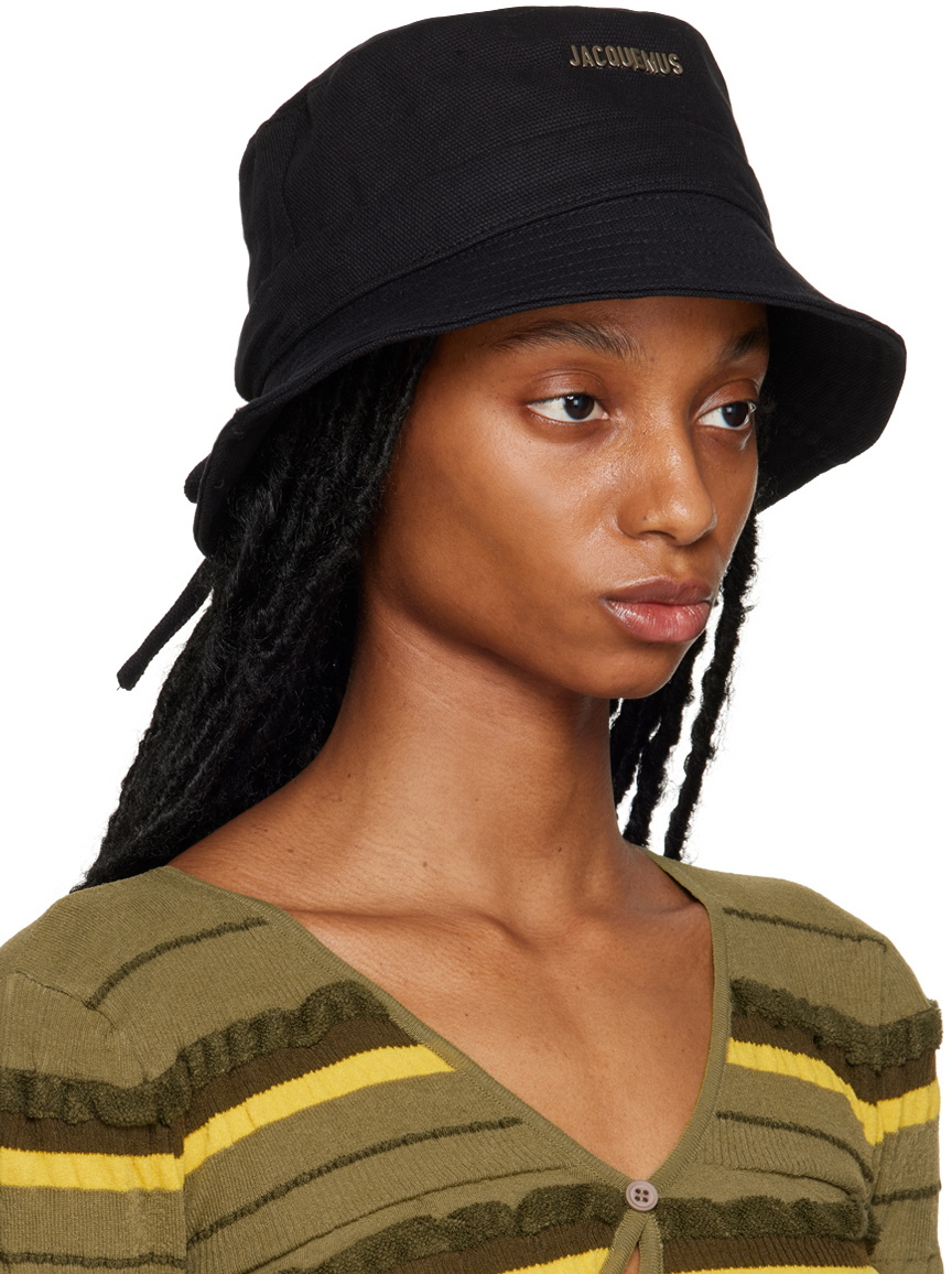 JACQUEMUS★ボブ・ガジョ ハット ブラック★送関込 楽天市場】JACQUEMUS ジャックムス バケットハット LE BOB GADJO