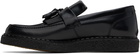 Fred Perry Black George Cox Edition Leather Tassel Loafers