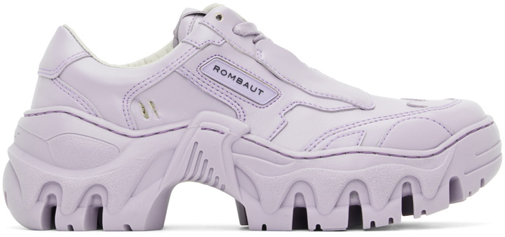 Photo: Rombaut Purple Boccaccio II Apple Leather Sneakers
