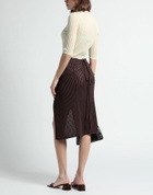 Andreādamo Womens Midi skirt Dark in Brown