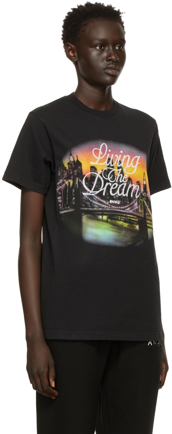 Awake NY Black 'Living The Dream' T-Shirt Awake NY