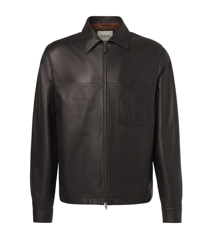 Photo: Tod's Leather jacket