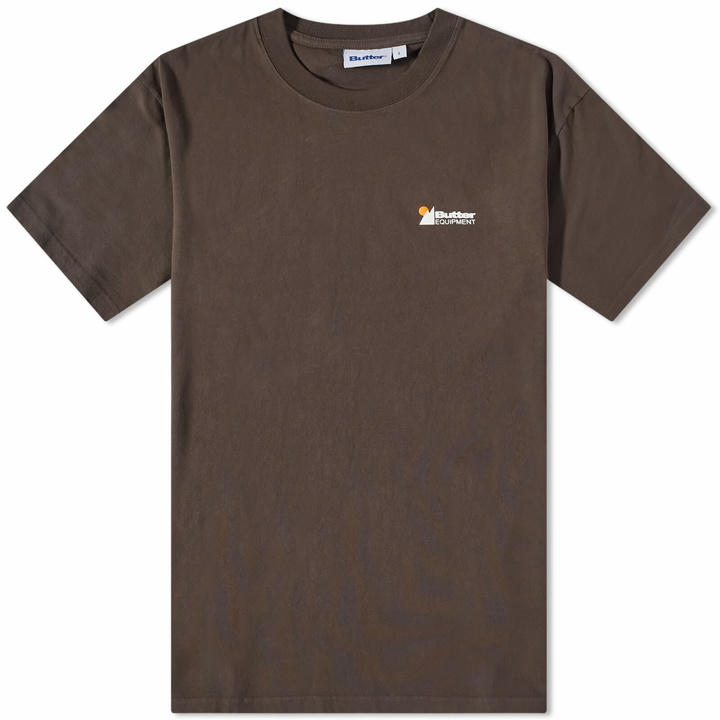 Photo: Butter Goods Men's Heavyweight Pigment Dye T-Shirt in Washed Black