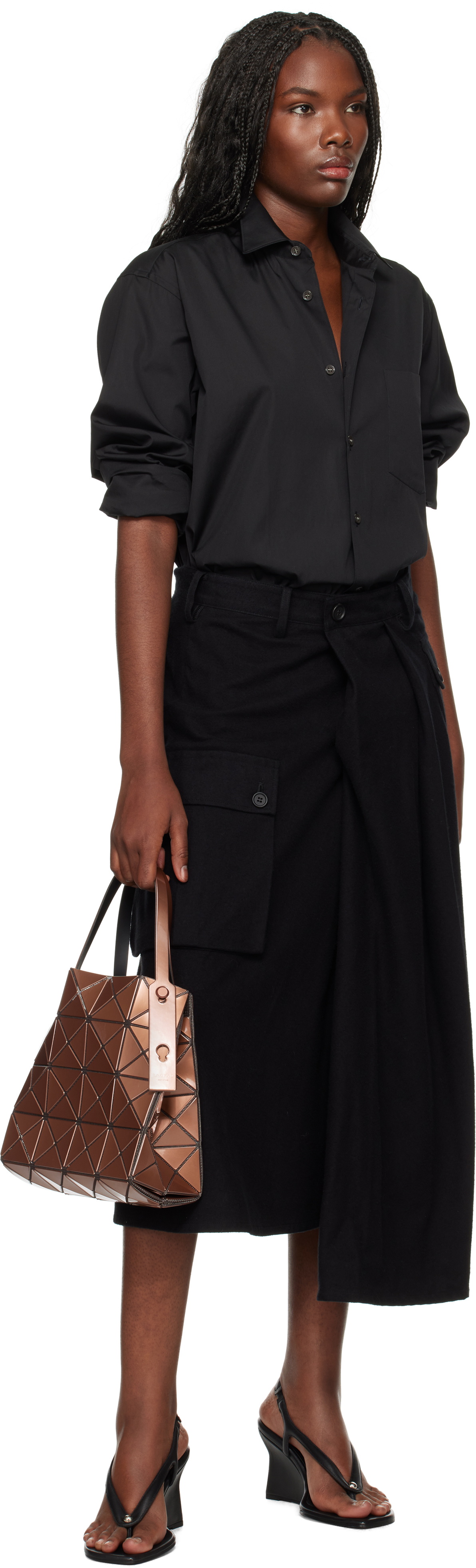 BAO BAO ISSEY MIYAKE Brown Carat Large Bag Bao Bao Issey Miyake