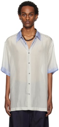 Dries Van Noten Blue Gradient Shirt