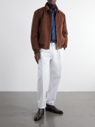 Canali - Padded Cotton-Corduroy Blouson Jacket - Brown