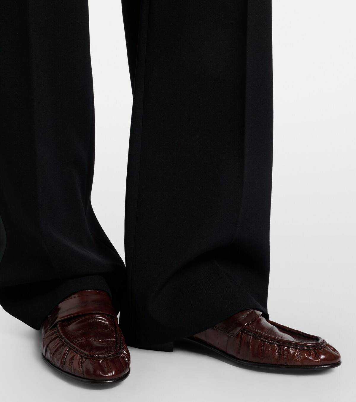 The Row Soft leather loafers
