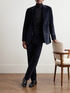 Richard James - Chapman Slim-Fit Straight-Leg Cotton-Corduroy Suit Trousers - Blue