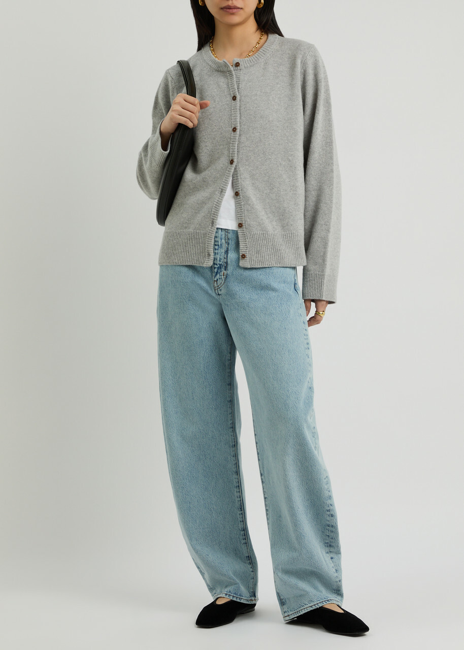 Skall Studio Senna Wool Cardigan Light Grey
