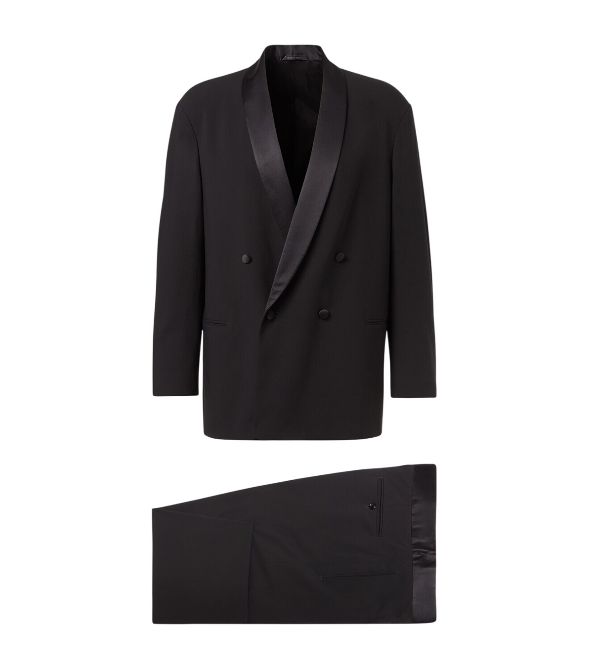 Giorgio Armani Double-breasted virgin wool suit Giorgio Armani