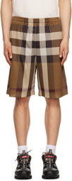 Burberry Brown Check Shorts