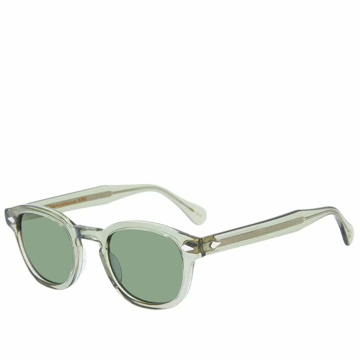 Photo: Moscot Lemtosh Sunglasses in Sage/G-15