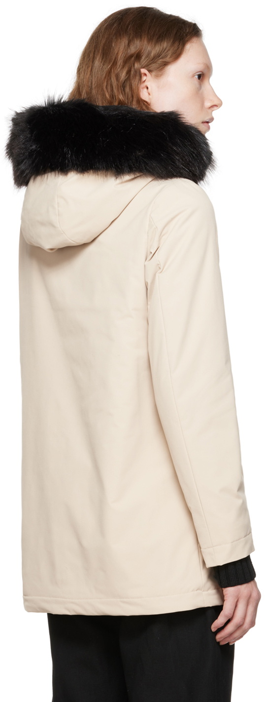 Herno Beige Polyamide Coat