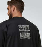 Balenciaga - Printed cotton jersey T-shirt
