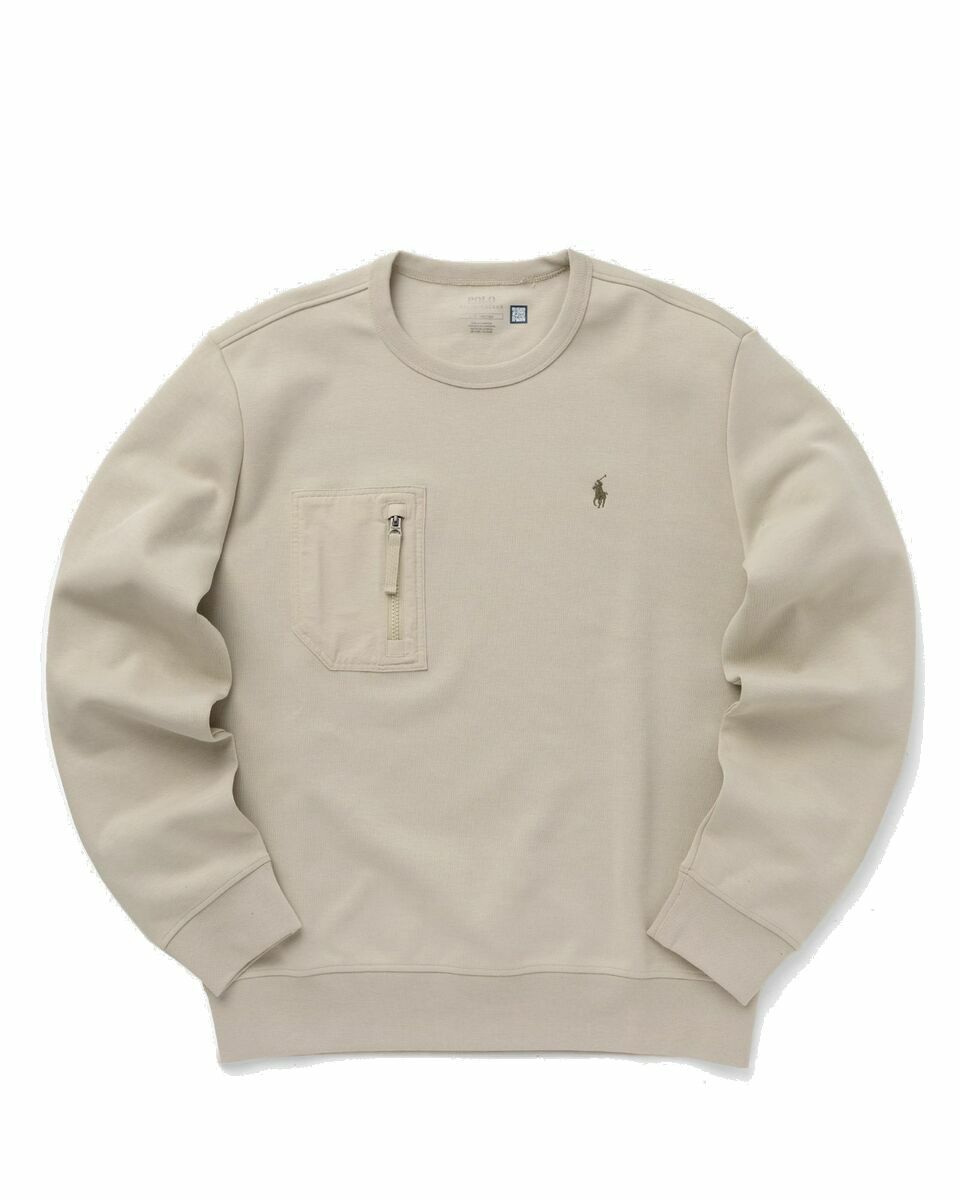 Photo: Polo Ralph Lauren Lscnm15 L/S Sweatshirt Beige - Mens - Sweatshirts
