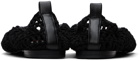 SIMONMILLER Black Crochet Riad Ballerina Flats