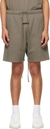 Essentials Taupe Sweat Shorts