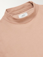 MR P. - Garment-Dyed Cotton-Jersey Mock-Neck Sweatshirt - Pink