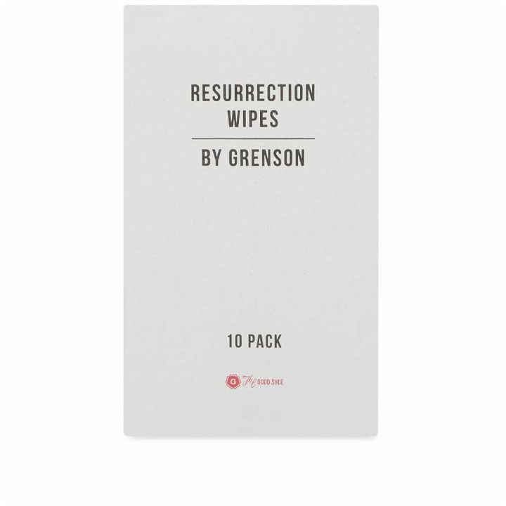 Photo: Grenson Men's Resurrection Wipes in 10 Pack