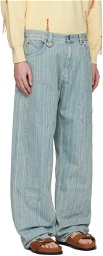 Bonsai Blue Loose-Fit Jeans