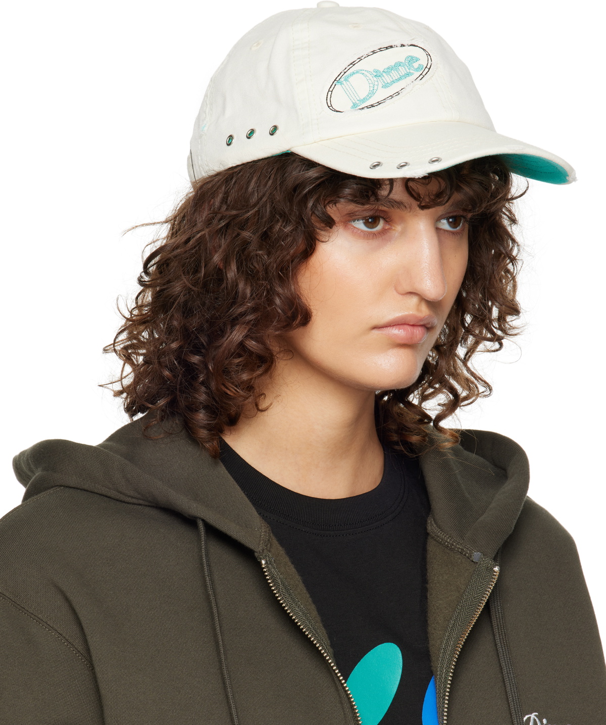 Dime White Classic Podium Low Pro Cap