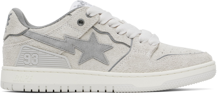 Photo: BAPE Gray BAPE SK8 STA #3 Sneakers