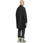 Rick Owens Black Geo Jumbo Brother Coat