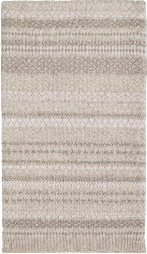 Photo: Lauren Manoogian SSENSE Exclusive Beige Jacquard Scarf