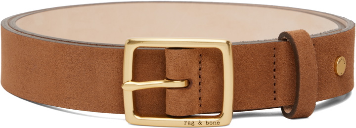 Photo: rag & bone Tan Boyfriend Suede Belt