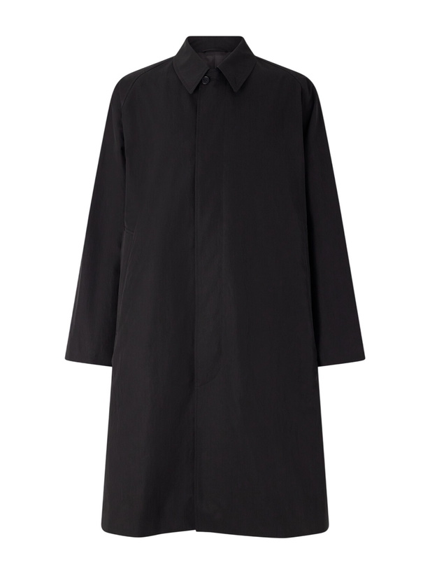 Photo: Kaptain Sunshine - Walker Cotton-Blend Twill Coat - Black