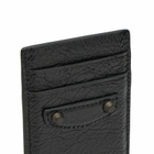 Balenciaga Men's Arena Leather Card Holder in Black 