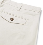 Tod's - Solaro Cotton-Blend Shorts - Off-white
