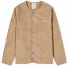 Danton Men's Fleece Jacket in Beige